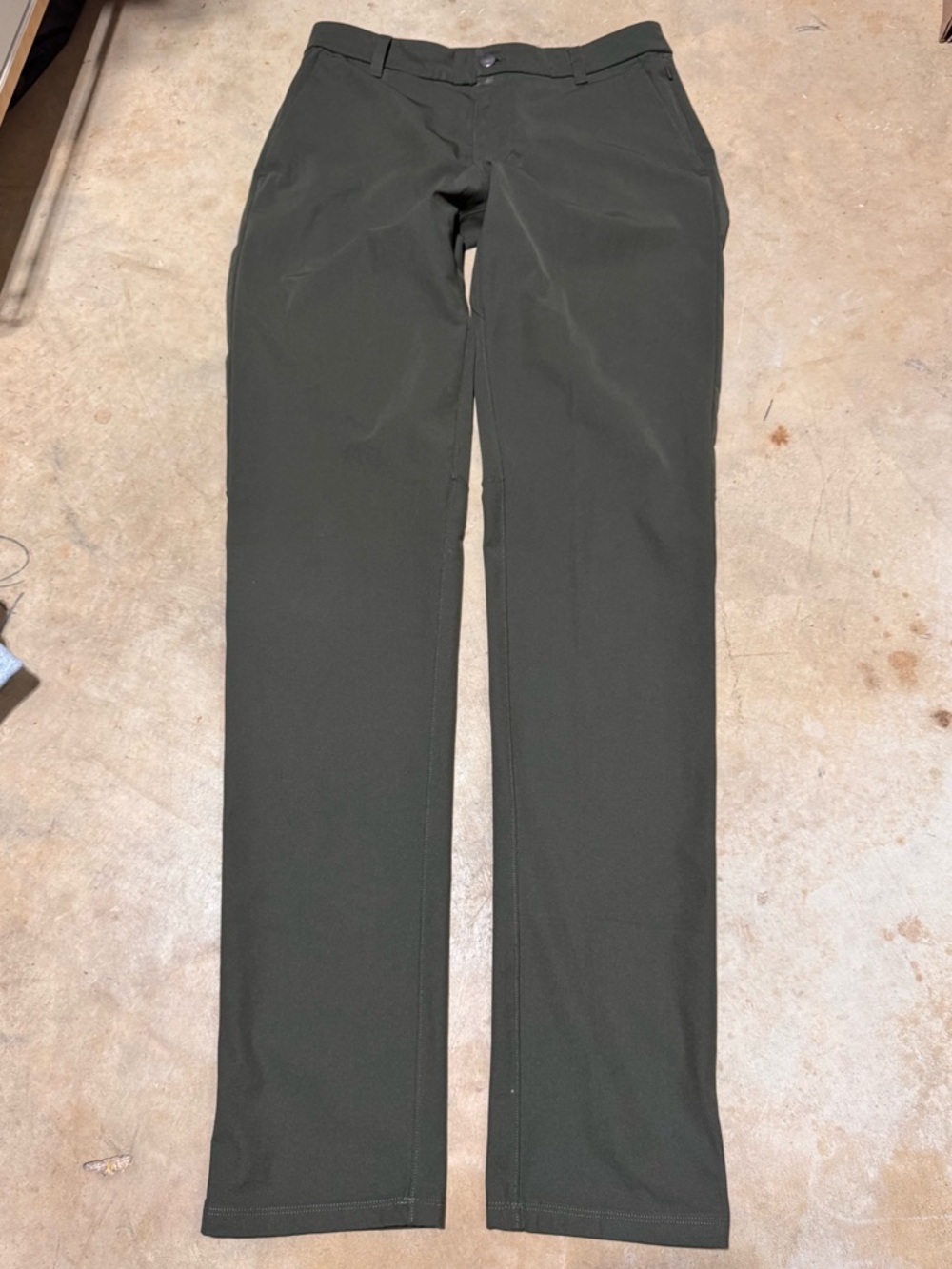 Lululemon Pants Mens 30x35 Tall Green Commission Warpstreme Stretch LM5987T